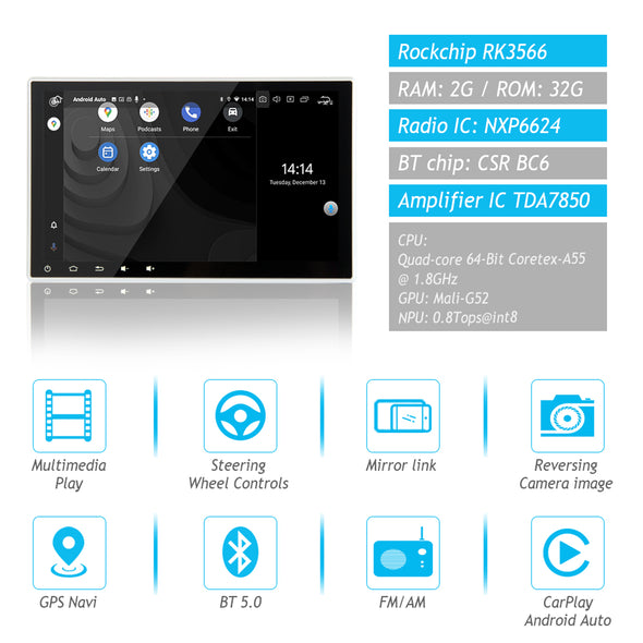 SYGAV Car Radio for Nissan Qashqai 2008-2014 Android 11 GPS Stereo