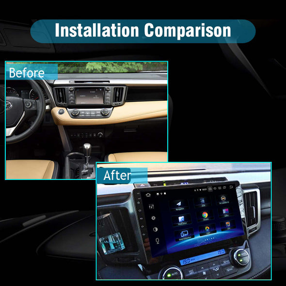 Toyota RAV4 car radio installation