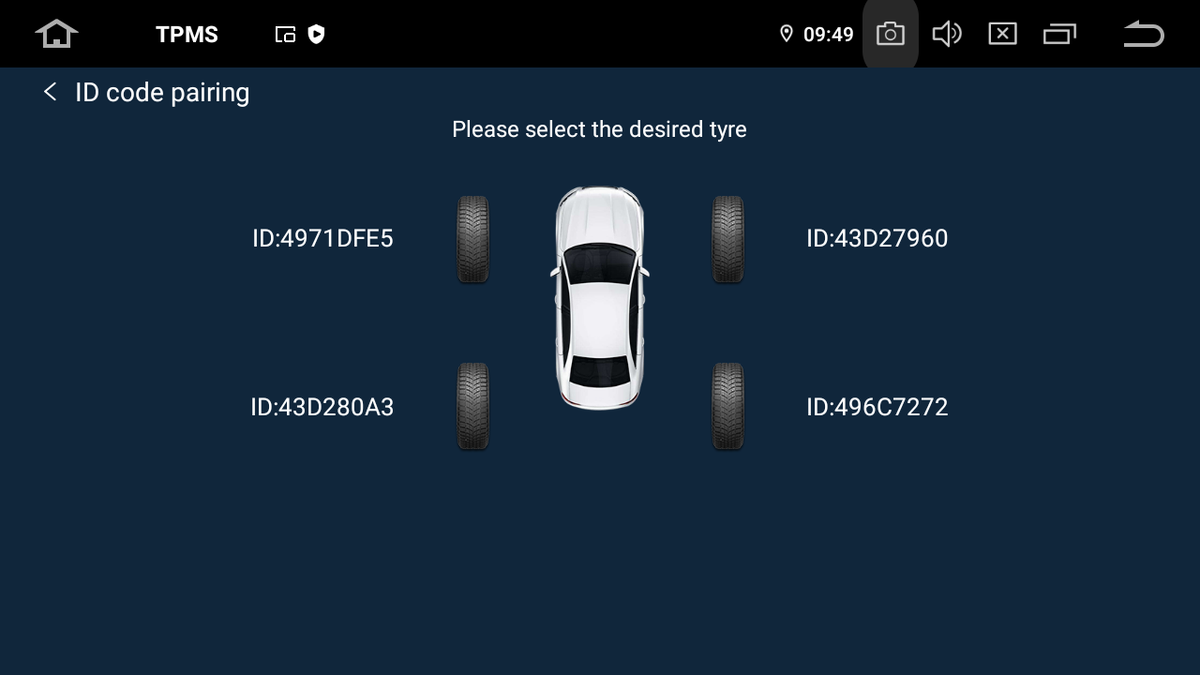 SYGAV Vehicle Tire Pressure Monitoring System TPMS External or Interna