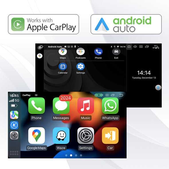 SYGAV 9" Android car stereo radio for Toyota TUNDRA 2014-2018 / wireless CarPlay WiFi Bluetooth