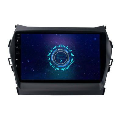 SYGAV 9"  Android car stereo radio for 2013-2017 Hyundai Santa Fe with Factory Amplifier GPS navigation CarPlay Android Auto WiFi Bluetooth