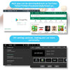 1 din universal Android 10 car stereo radio with 10.1" rotatable HD touchscreen GPS navigation supports CarPlay WiFi Bluetooth