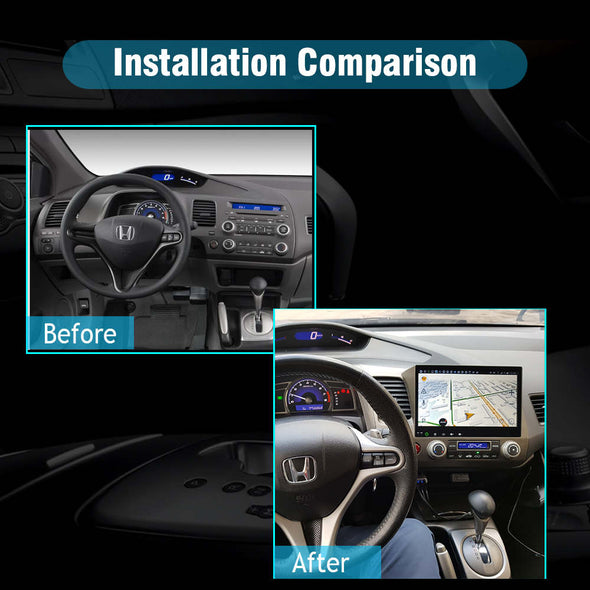 2006-2011 honda civic radio installation
