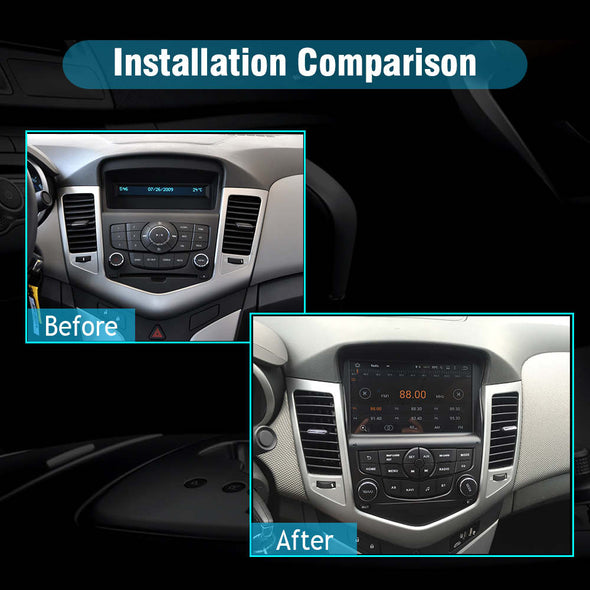 Chevrolet cruze 2008-2013 car stereo installation