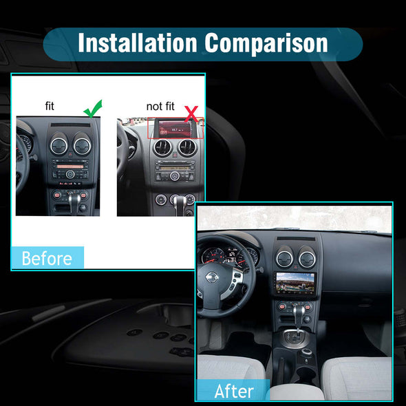  2008-2014 Nissan Qashqai stereo installation