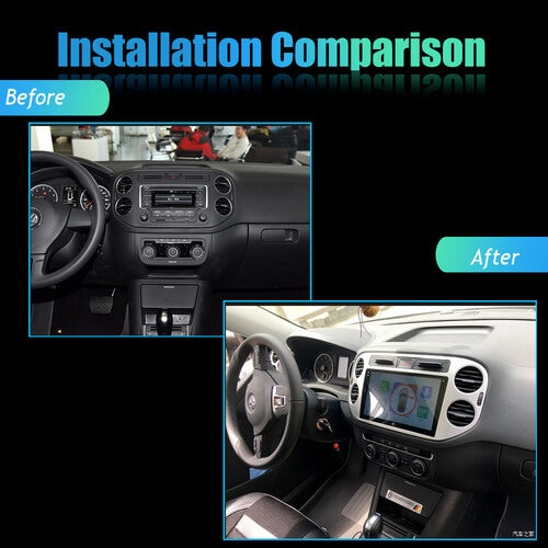 car stereo installation for Volkswagen Tiguan 