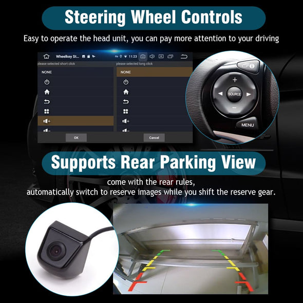 support steering wheel buttons