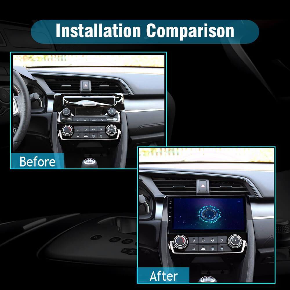 7' pantalla universal coche radio estéreo 2 Din Android compatible con  Apple CarPlay Android auto para Toyota Volkswagen Ford Nissan Honda  Chevrolet