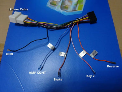 Power Harness Cable of SYGAV head unit for Mitsubishi Lancer 2008-2017 without Rockford