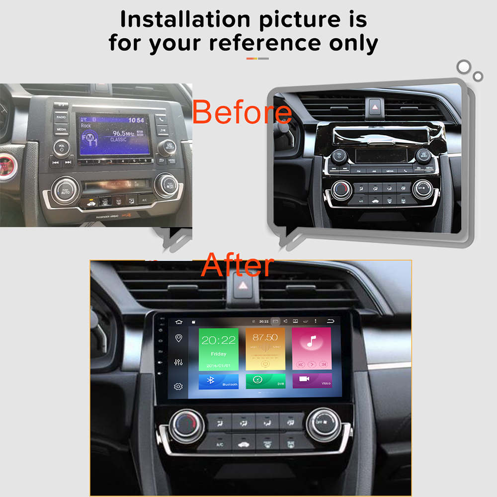 SYGAV Car Stereo for Universal 2 din Radio Android 10 GPS Head unit (1