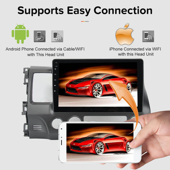 car stereo for honda civic with easy connection