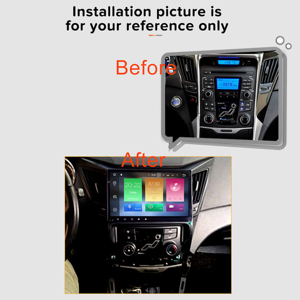 Hyundai Sonata I40 I45 I50 stereo installation  