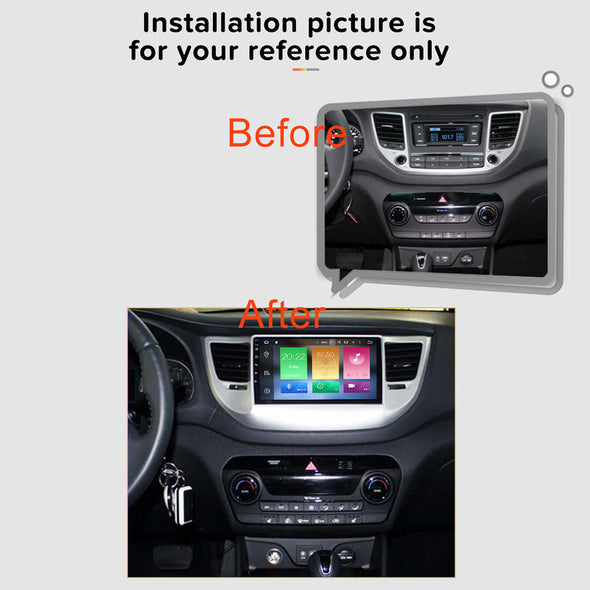 installation reference for Hyundai Tucson IX35 radio