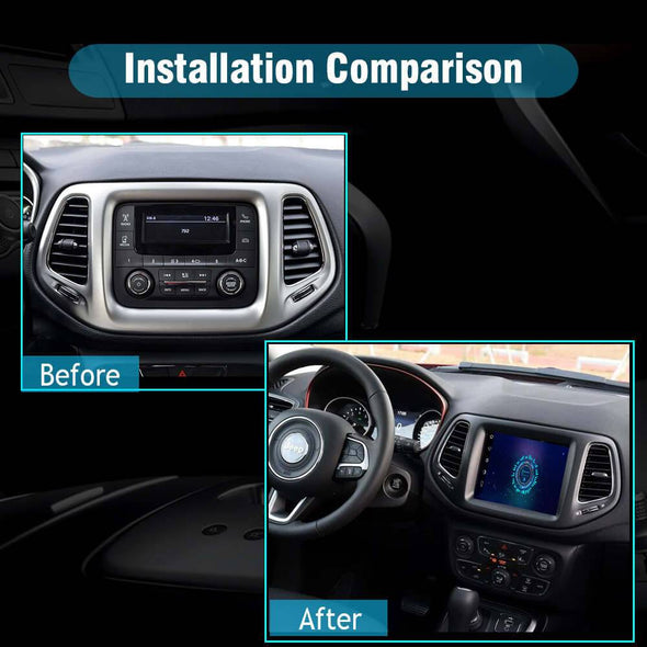 Jeep Compass 2017 stereo installation