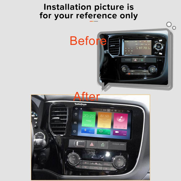 installation reference for Mitsubishi ASX Outlander 