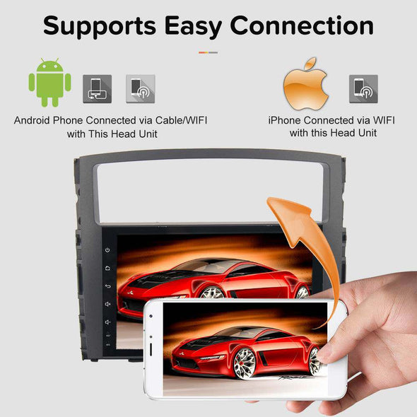 car stereo for  Mitsubishi Pajero V97 V93 with easy connection