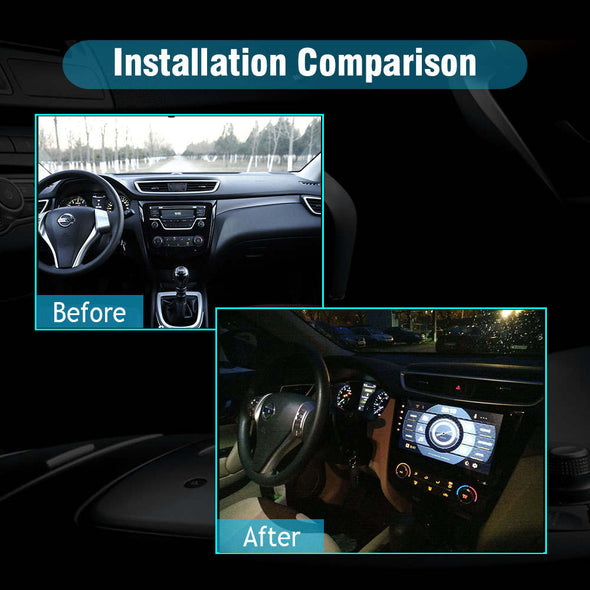 car radio installation for Nissan Qashqai 