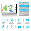 1 din universal Android 10 car stereo radio with 10.1" rotatable HD touchscreen GPS navigation supports CarPlay WiFi Bluetooth