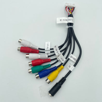 SYGAV AV output cable with MIC socket only for our store head unit