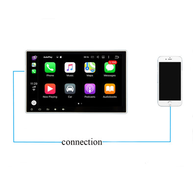 Built-in internal Module of Apple CarPlay and Android Auto Function into Car Android Head Unit