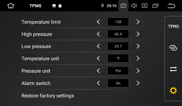 SYGAV Auto Car Tire Pressure Monitoring System TPMS External or Internal Sensor Optional