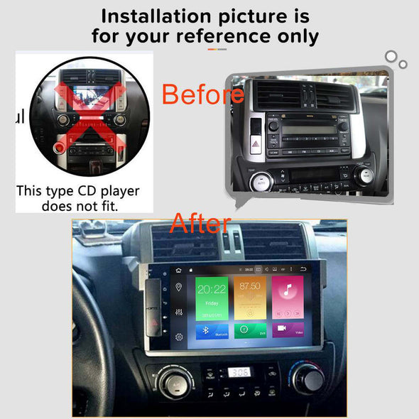Toyota Prado stereo installation