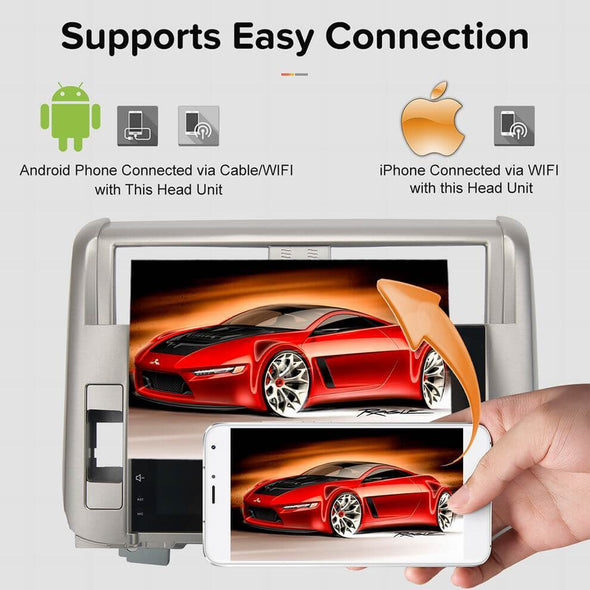 car stereo for Toyota Prado with easy connection