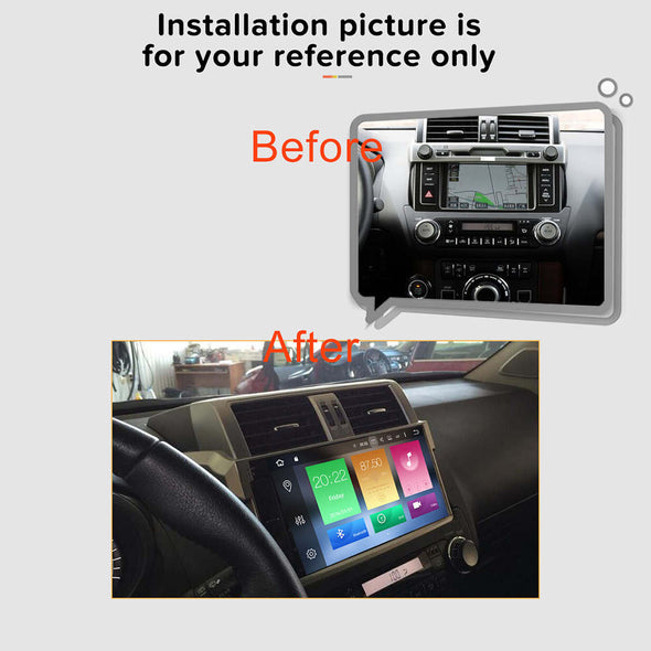 Toyota Prado 150 stereo installation