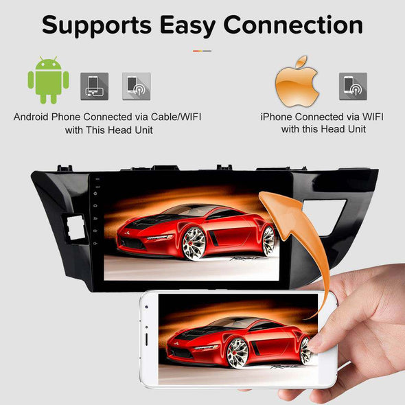 car stereo for toyota corolla with easy connection