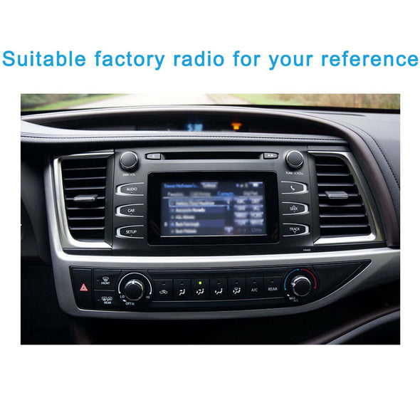 Toyota Highlander stereo installation