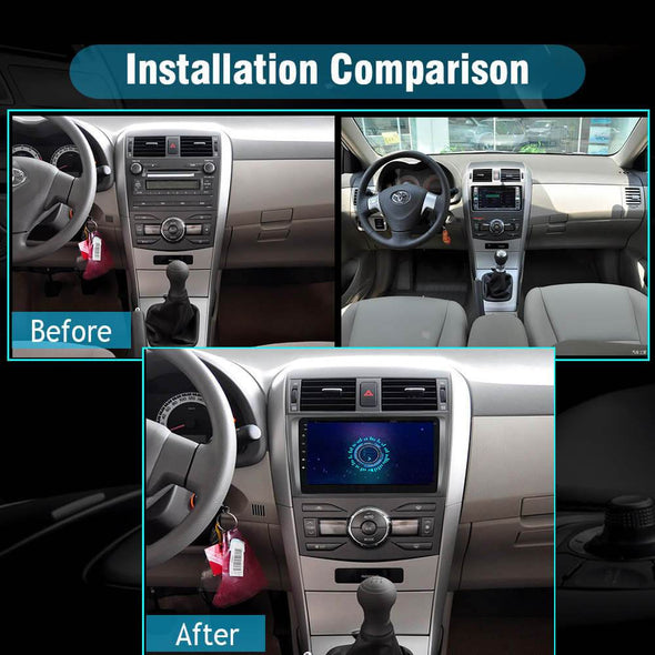 car stereo installation for toyota corolla 